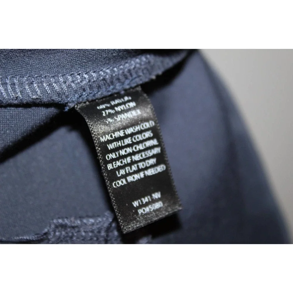 Betabrand Boot-Cut Six Button Dress Pant Yoga Pants Navy Women's Large H14796 - Picture 13 of 15